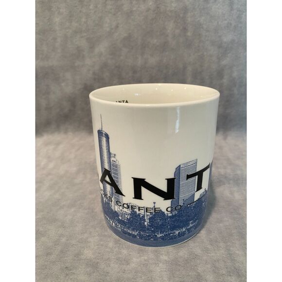 2002 Atlanta Starbucks Coffee Mug Cup Hotlanta Large Skyline Barista Series - Picture 4 of 10